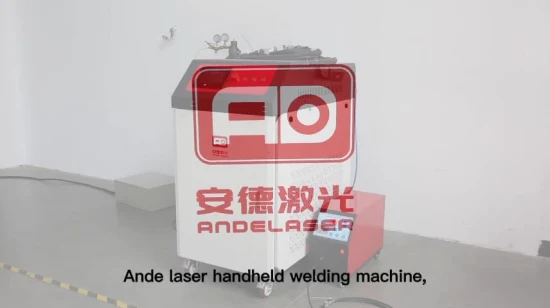 1000 W/1500 W Hand-Laserschweißgerät für Aluminium, Kupfer, Edelstahl mit Zuführungsdrähten. Hand-Faser-Kontinuierlich/Punkt-Laserschweißgerät
